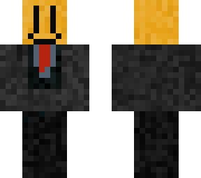 cheesepuff man and suit
