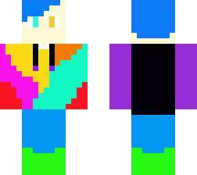 cool blue hair guy