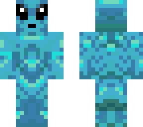 cyan alien