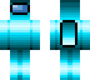 cyan gradient among us