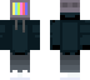 dark tv head