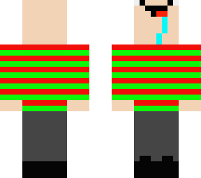 derp skin looking backwards