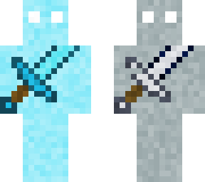 diamond sword+iron sword