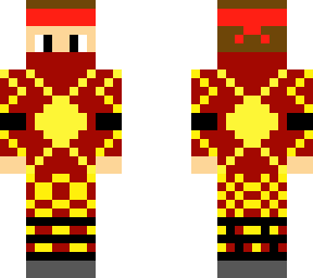 el ninja rojo y amarillo.