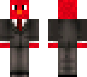 elmo in a suit