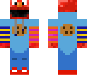 elmo in cookie hoodie