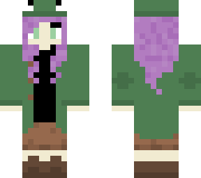 frog girl w/ side bangs