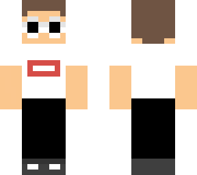 georgenotfound but with a white tshirt and adidas pants