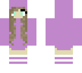 girl w/ cute violet hoodie