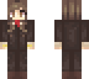girl with suit