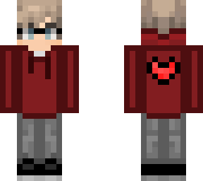 heart hoodie boy