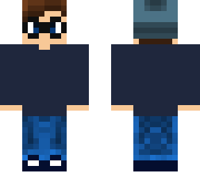 jumper/sweater boy with glasses