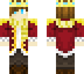 king with a scarf