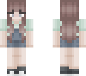 minty overalls - remake