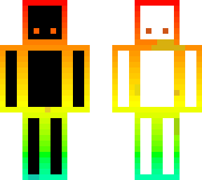 neon black white