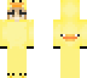 nihachu in skeppy's duck suit