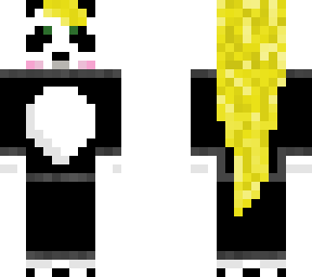 panda with hair - panda_lover300 skin