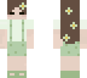 Pastel flower girl | Minecraft Skin