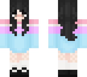 pastel sweater girl