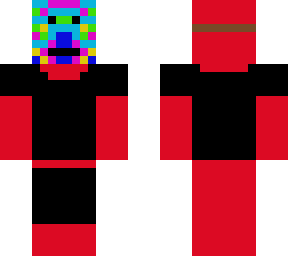 person with mask