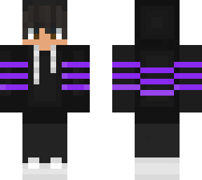 purple neon boy