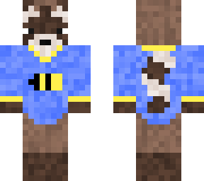 raccoon boy with bee sweater