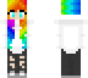rainbow hair