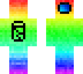 re-vamped rainbow among us character