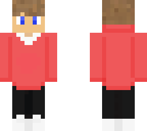 simple blonde hair red hoodie