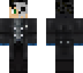 skull in suit