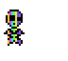 some kind of rainbow skull?