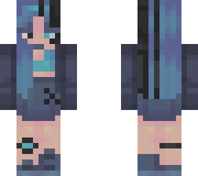 this is a remade version of my original skin!  please no hate on the shading t^t