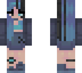 this is a remade version of my original skin!  please no hate on the shading t^t