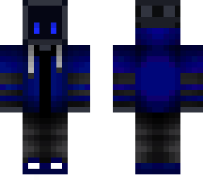 tv head in blue