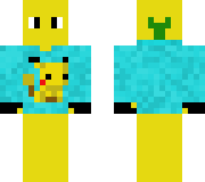 yellow pikmin in pikachu hoodie (remake)