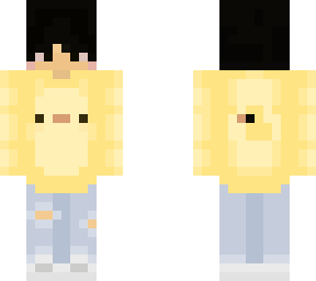 ._pastel yellow duck shirt_.