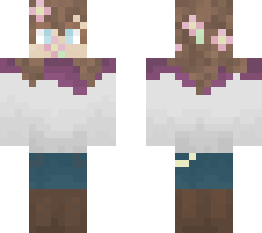 a flowery girl