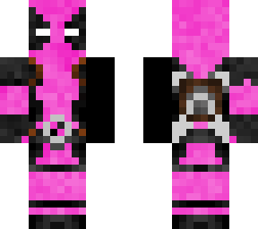 all pink deadpool with cool arm