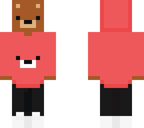 bear with bear hoodie