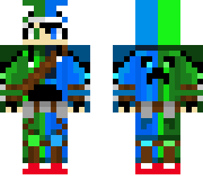 blue & green guy