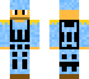 blue camo soldier