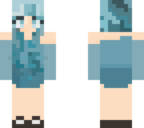 blue hair
