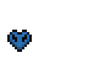 blue hardcore heart