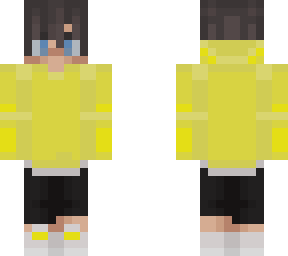 boy in yellow hoodie