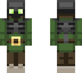 burnt skeleton