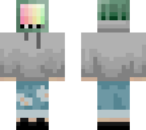 casual tv head green