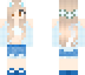 Catgirl blue | Minecraft Skin