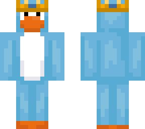 club penguin with crown