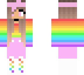 cute rainbow girl