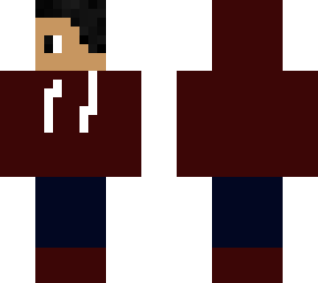 dark red hoodie